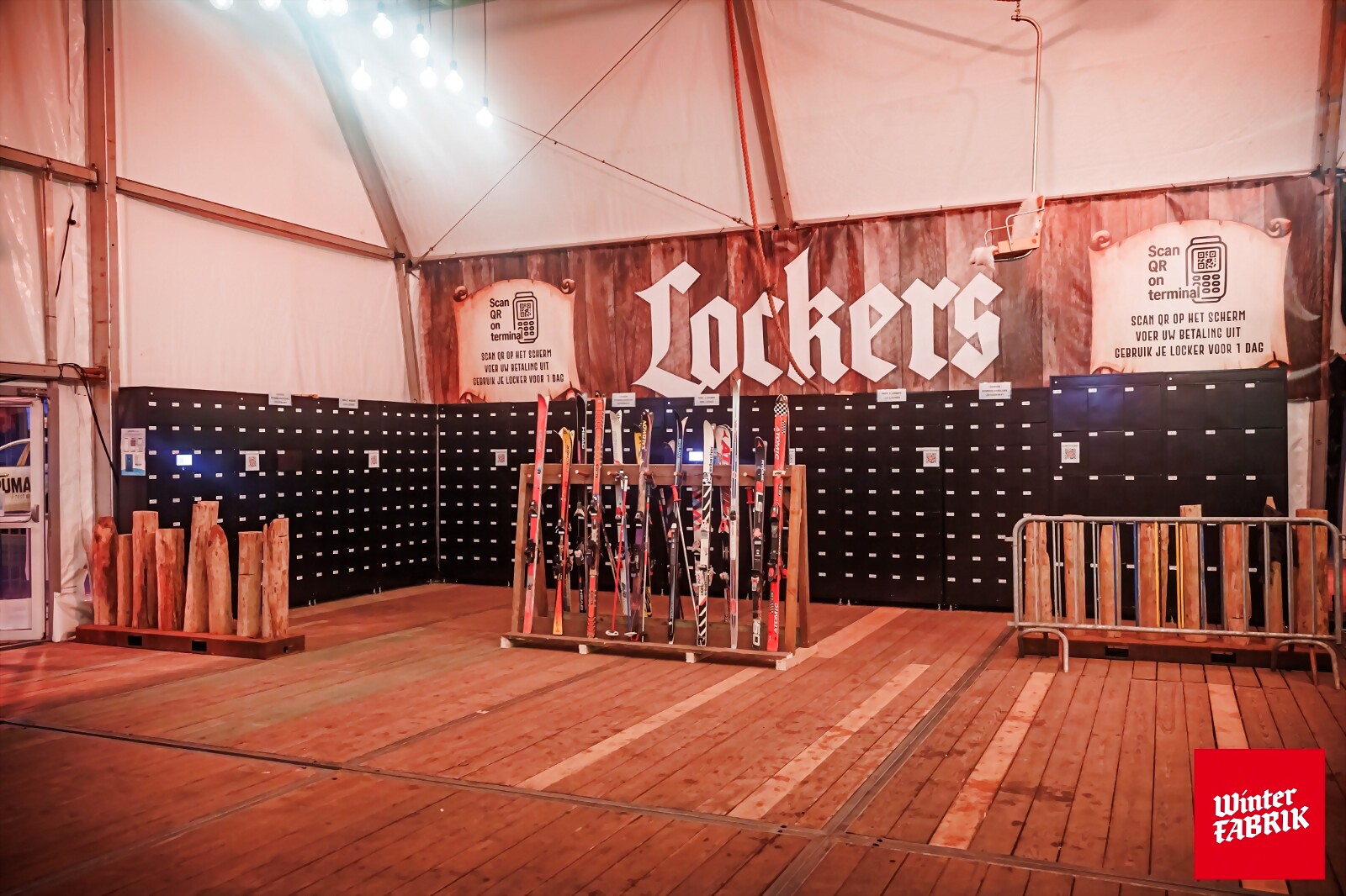 Cubby locker project at Winterfabrik Kasterlee