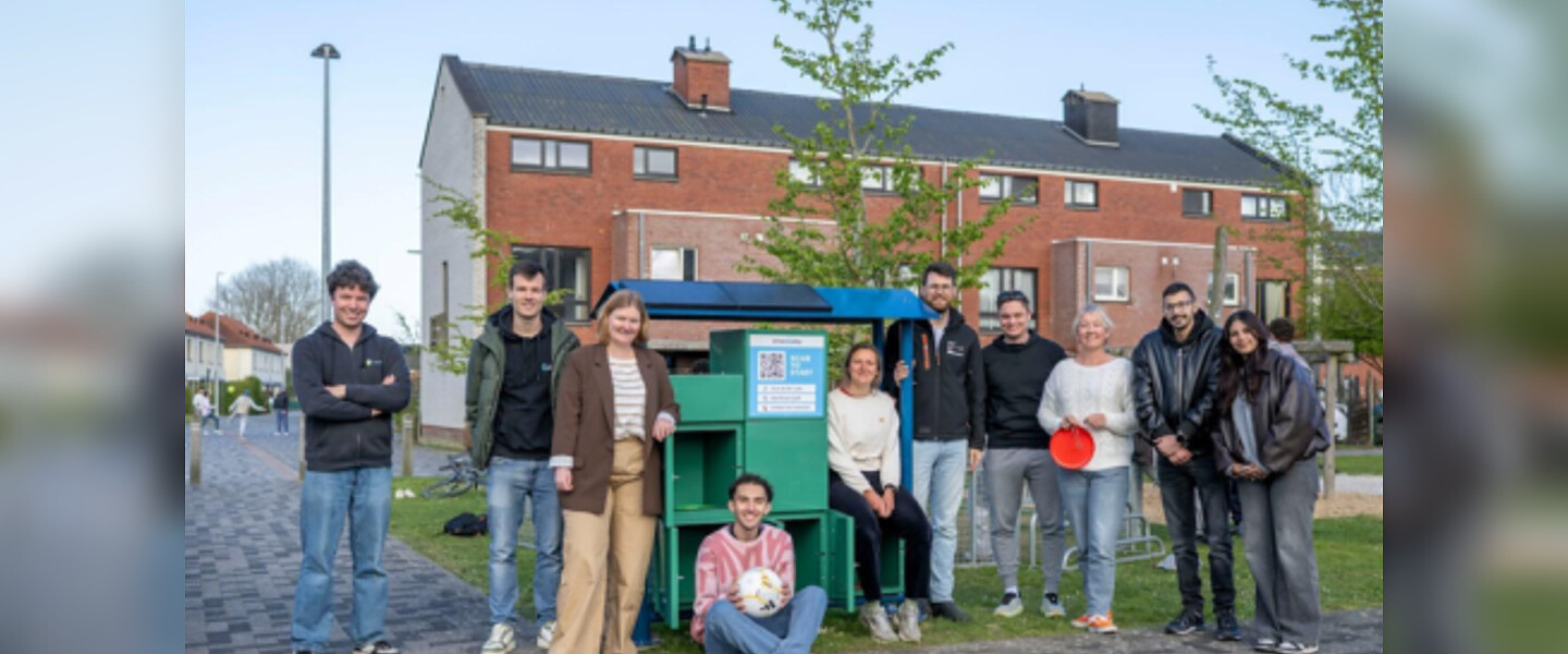 Baasrode — UrbanCubby installation in Dendermonde