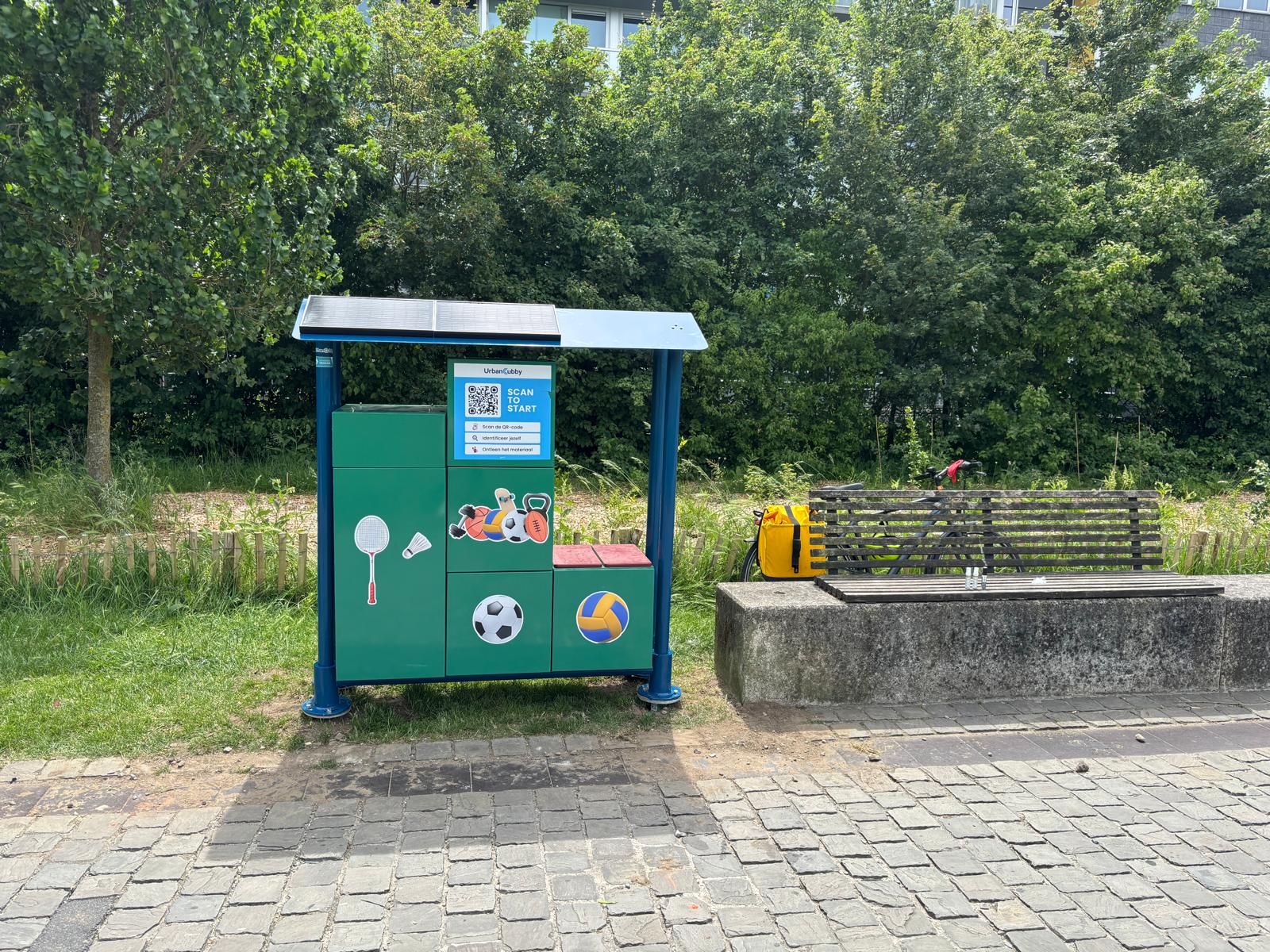 UrbanCubby station in Coyendanspark