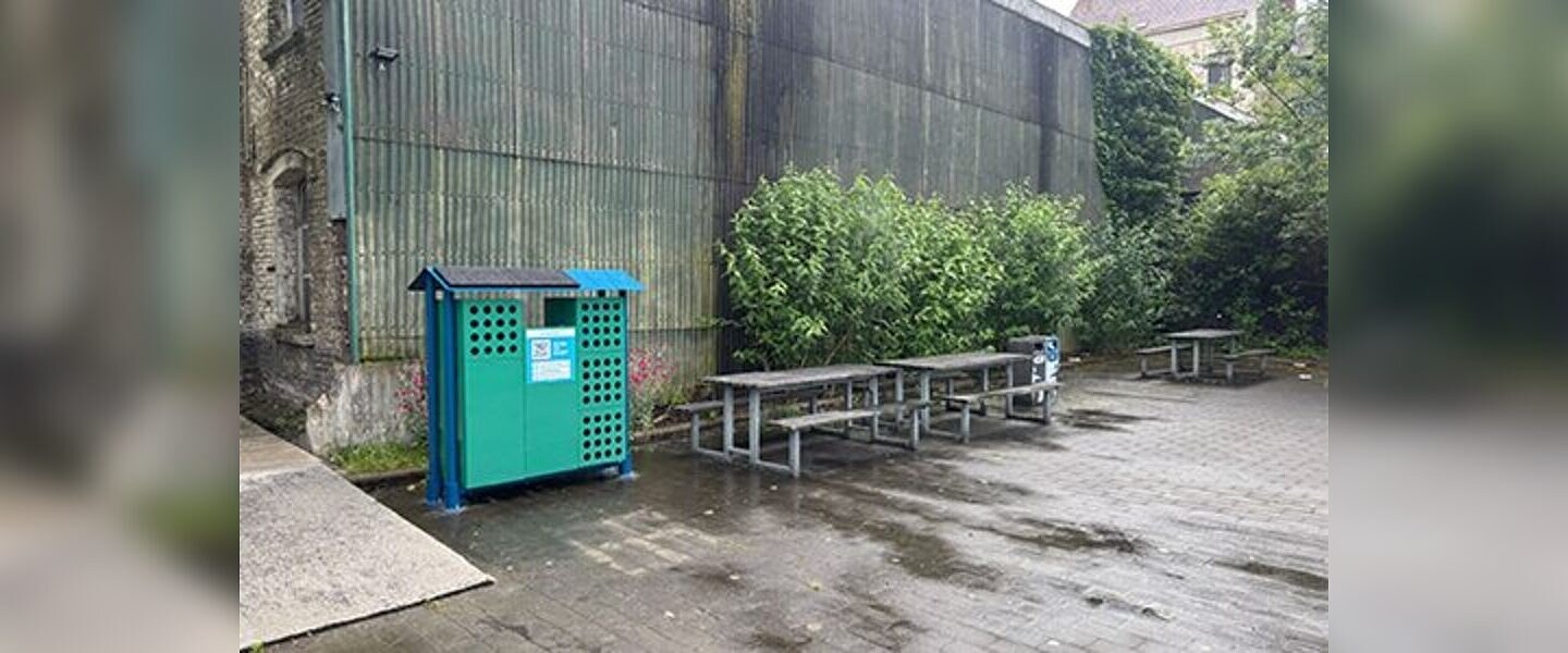 Brusselsepoortstraat — UrbanCubby installation in Ghent